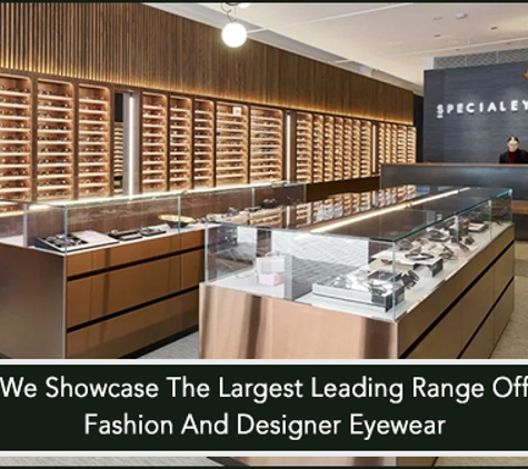 Specialeyes - Cottesloe, WA. We Showcase The Largest Leading Range Off Fashion And Designer Eyewear