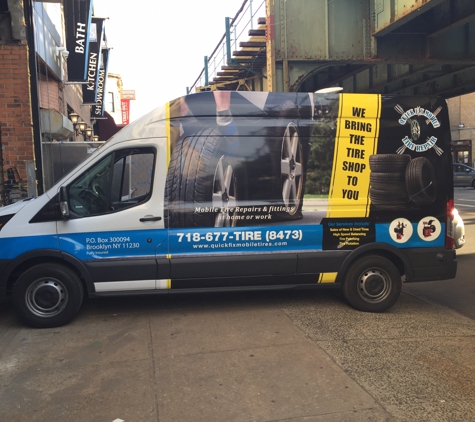 Quick Fix Mobile Tire Repair - Brooklyn, NY. The wrap done.