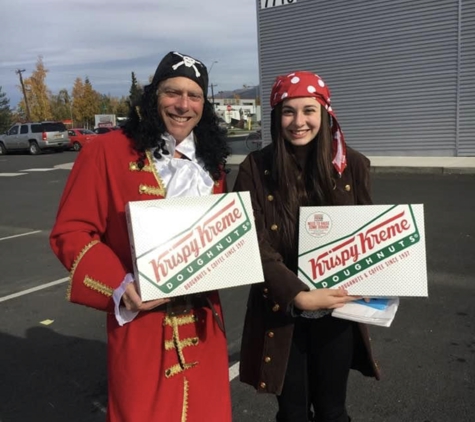 Krispy Kreme - Seattle, WA. Who needs buried treasure? Pirates for Krispy Kreme!
