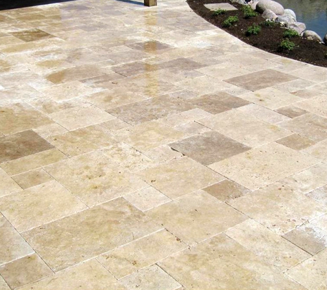 Paver House - Largo, FL. You can seal your pavers to get a darker color