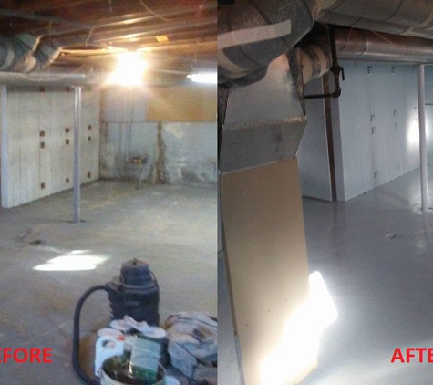 P n R Painting Plus, Inc. - Antioch, IL. Basement