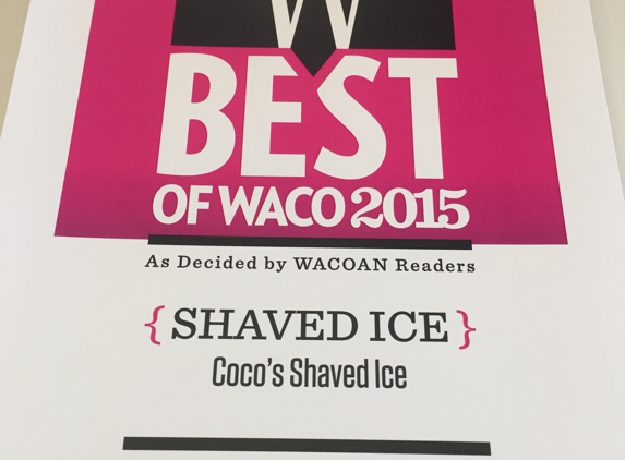 Coco's Shaved Ice & Ice Cream - Waco, TX