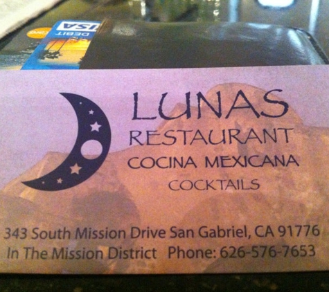 Lunas Restaurant - San Gabriel, CA