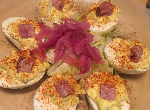 Sears Fine Food - San Francisco, CA. Deviled eggs, so good!