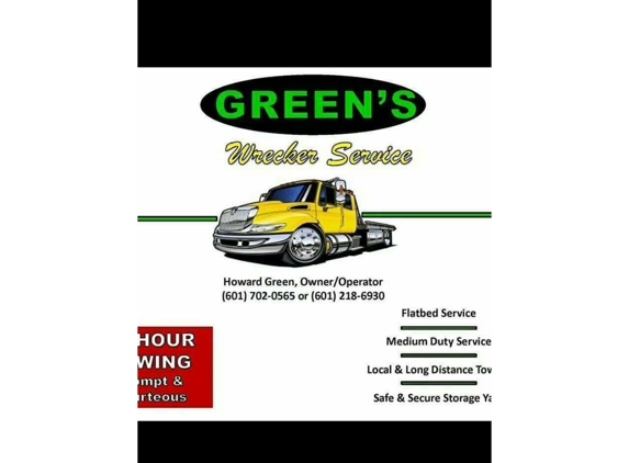 Green's Wrecker Service - Port Gibson, MS