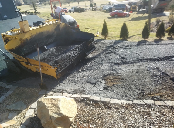 Reliable Paving - Jonesborough, TN. This is reliable base lol unfortunately it my house security cameras got pic of them paving over