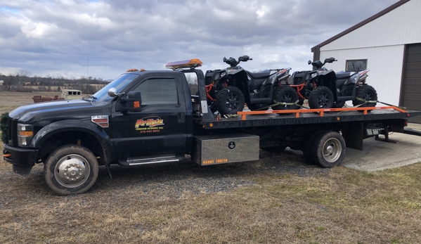 Fritz’s Towing - Warminster, PA. Transporting ATV’s.