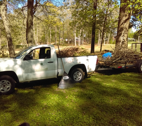 Lewis' Lawn Care - Asheboro, NC. Brush removal