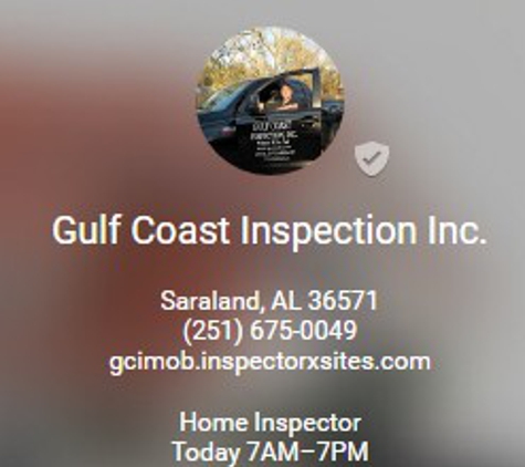 Gulf Coast Inspection Inc. - Saraland, AL