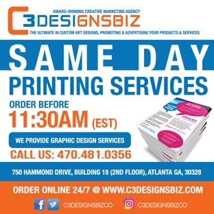 C3 Designs Biz Printing Services - Atlanta, GA