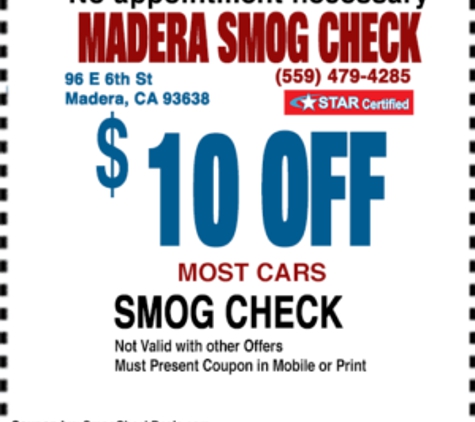 Madera Smog Check - Madera, CA
