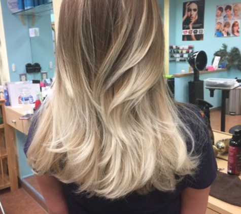 Harmony Salon - Oak Ridge, NJ. highlighting by Amy