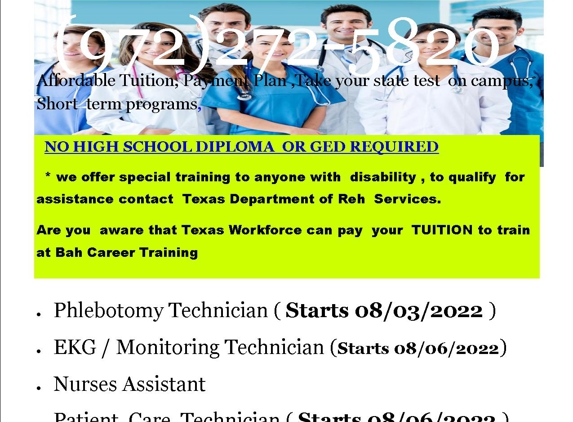 CNA-PCT-Phlebotomy-CPR - Garland, TX