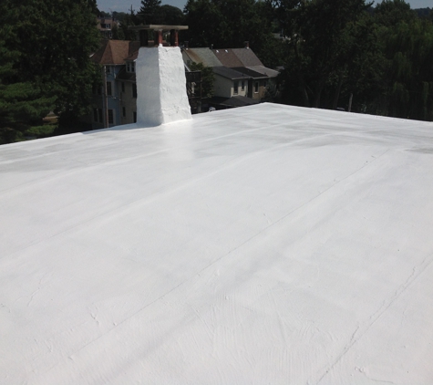 E & E Siding - Gap, PA. Gaco Roof Coating, 50 year warranty