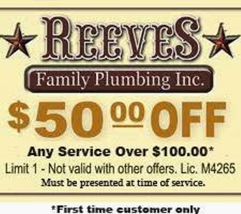 Reeves Family Plumbing - Dallas, TX