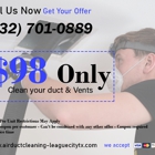 Air Duct Cleaning League City TX