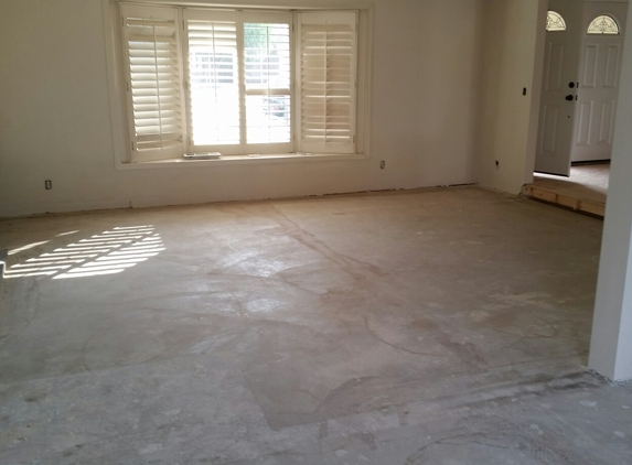 natural polishing concrete - placentia, CA. Residential house