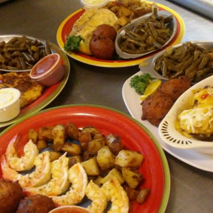 Crackerbox Restaurant - Fort Myers, FL. Gulf shrimp, stuffed mushroom, combo seafood platters