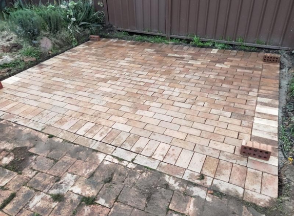 Matthews Landscapes - Spring Farm, NSW. Removed broken tiles & repaved area