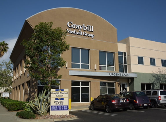 Graybill Medical Group - Escondido 2nd Avenue Office - Escondido, CA. Graybill offers Urgent Care on a walk-in basis 7 days a week. Urgent Care is open weekdays 9 am to 8 pm and weekends 8 am to 4 pm.