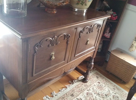 Manthey Furniture Refinishing - Waterbury, CT. Side-board cabinet.