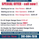 Springs Garage Door Repair in Pearland - Garage Doors & Openers