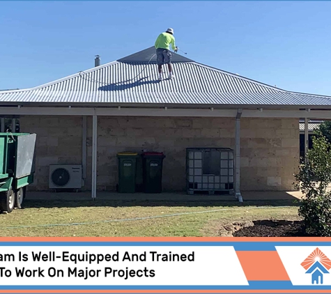 Rise Painters and Decorators - Gosnells, WA. Our Team Is Well-Equipped And Trained To Work On Major Projects