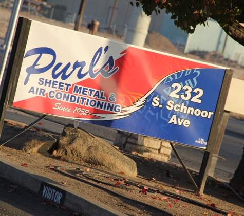 Purl's Sheet Metal & Air Conditioning - Madera, CA