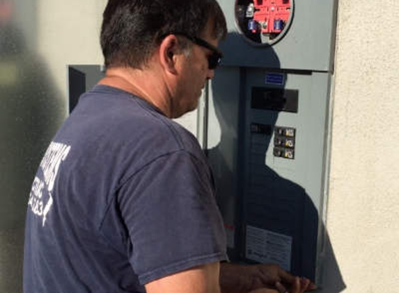 Power Systems Electric. Dan, owner of Power Systems Electric in Moreno Valley, completing a service panel upgrade