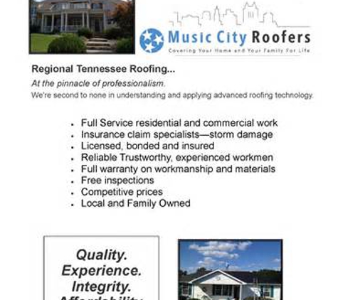 Music City Roofers - Nashville, TN