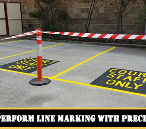 Town & Country Line Marking - Ballarat Central, VIC. We Perform Line Marking With Precision