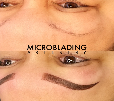Microblading Artistry - Permanent MakeUp Studio - Renton, WA. Ombré Powder Brows 