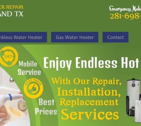 Water Heater Repair Sugar Land TX - Houston, TX