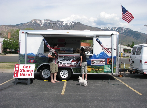 Incredible Edges Sharpening Service - Ogden, UT. The Pro Shop on Wheels. every Saturday its at either Maceys Market South Ogden, Fresh Market East Ogden, Fresh Market South Ogden,