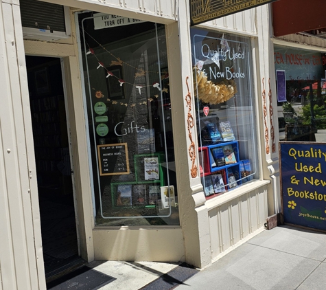 Joy of Books - Hendersonville, NC. Bill Lewis of Vero Beach, Florida, checking out the Joy of Books while visiting Hendersonville, North Carolina.