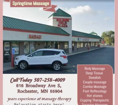 Springtime Massage - Rochester, MN