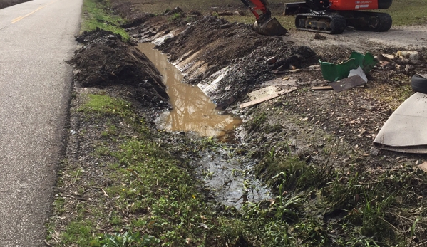 Excavation Solutions LLC - Zachary, LA. Fourty feet of driveway culvert to install.