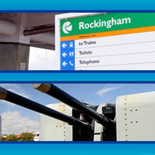 City of Rockingham - Rockingham Central Library - Rockingham, WA. Rockingham public transport & war memorial