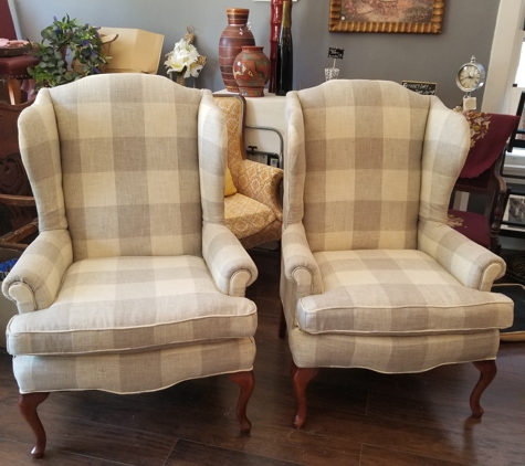 Huggins Home Decor & Design - Snyder, NY. Wingback Upholstery