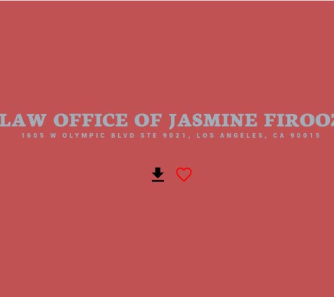 Jasmine Firooz Law Office - Los Angeles, CA