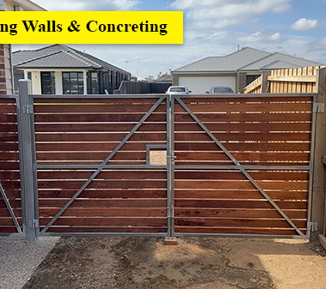 Doukas Group - Warrnambool, VIC. Retaining Walls & Concreting