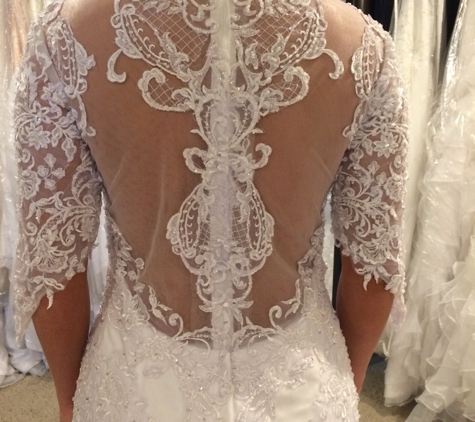 Midsouth Wedding Gown Sales & Rentals - Collierville, TN. Showing you some of the lace & beading detail, Tess - Midsouth Wedding Gown Sales & Rentals