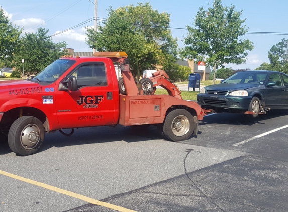 JGF 24hr Towing - Baltimore, MD. Baltimore 24hr Tow Truck Service.