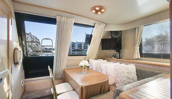 Nauti Pleasure Yacht Charters - Destin, FL. Aft Stateroom