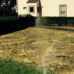 Morning Dew Lawn Sprinklers Inc. - White Plains, NY. Morning Dew Lawn Sprinklers just finished a sprinkler system and repaired a lawn in White Plains, NY.