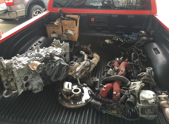 Versatile Automotive - Marietta, GA. How our motor was returned to us.