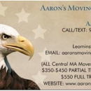 Aaron's Moving Service - Apartments, Studios and Small Homes - Movers