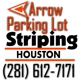 Arrow Parking Lot Striping