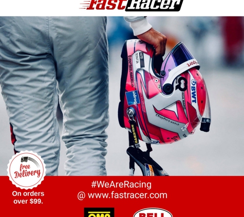 Fast Racer - Orlando, FL. Auto Racing, Karting gear and apparel from Bell Helmets, OMP. www.fastracer.com