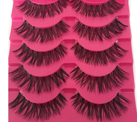 Hair on Racks - Oak Park, MI. Actual picture of the lashes